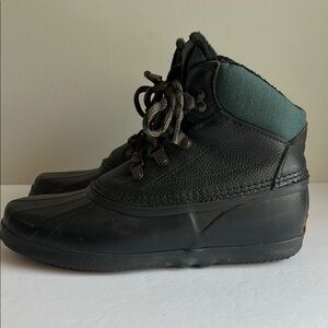 SOREL Rubber Insulated Waterproof Snow and Rain Lace Up Duck Boots